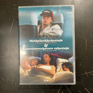 Matkalaukkukostaja / Luonnonmukainen rakastaja - koko sarjat 2DVD (VG-VG+/M-) -tv-sarja-